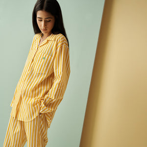 Zesty Lemon Stripe Pyjamas