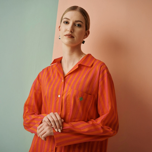 Fuschia Blush Stripe Pyjamas