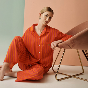 Fuschia Blush Stripe Pyjamas