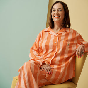 Melon Relaxed Cotton Pyjamas