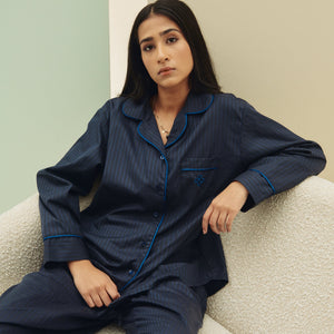Classic Navy and Black Stripe
